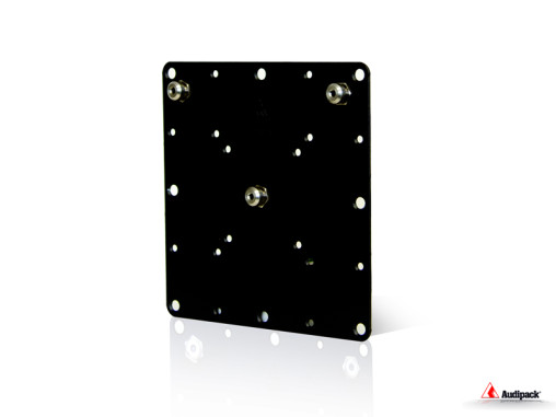 Adapter / Halterung Audipack 390814B, VESA-Standard 75-200, schwarz